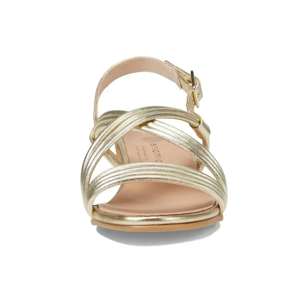 ERIC MICHAEL WOMENS ANDREA GOLD EU 36 (US WOMEN'S 5.5-6) M (B)